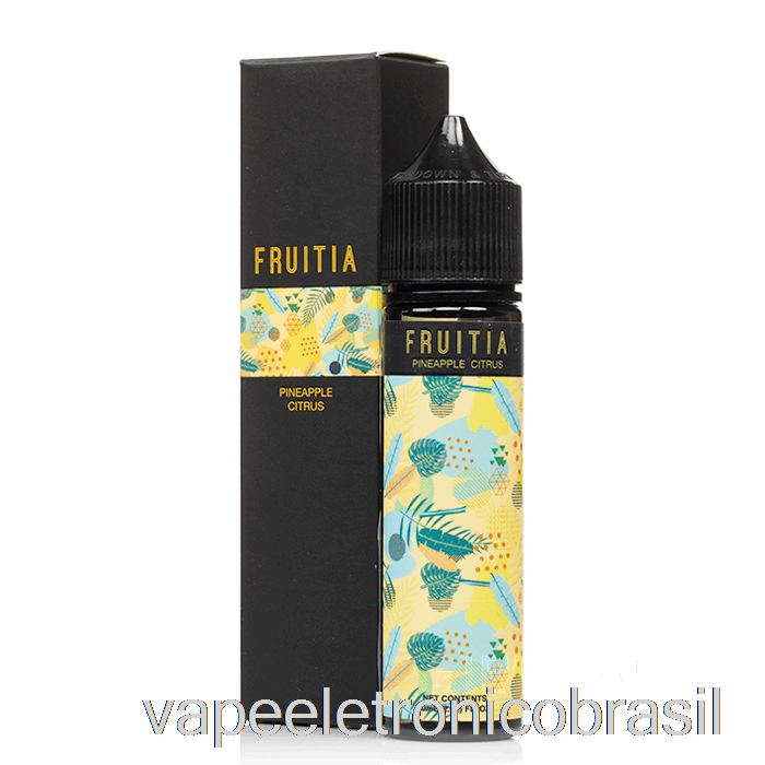 Vape Recarregável Abacaxi Cítrico - Fruta - 60ml 3mg